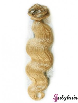 Blonde Wavy Gorgeous Remy Human Hair Tape In Hair Extensions