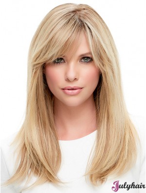 Ladies Lace Front Wigs Cheap With Bangs Straight Style