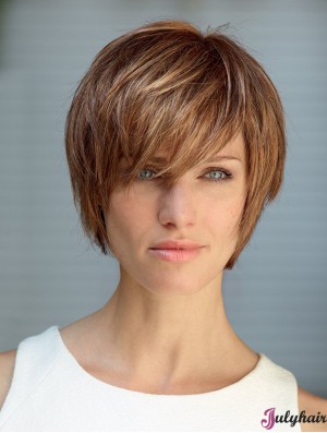 Women's Bob Wigs Chin Length Straight Style Bobs Cut