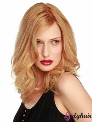  Best Blonde Wavy Shoulder Length Lace Front Wigs 