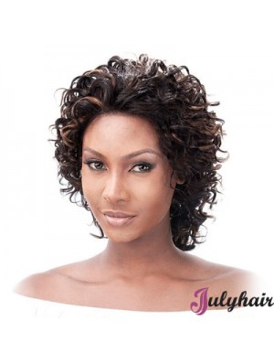 Affordable Glueless Lace Front Human Hair Wigs Auburn Color Chin Length