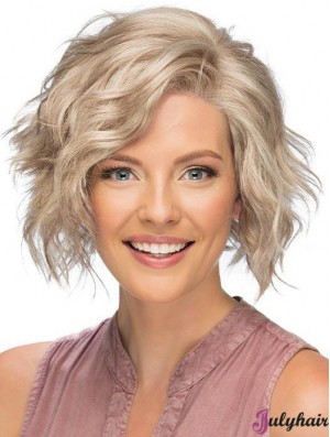 Great Lace Front Short Blonde Curly Affordable Classic Wigs For Women