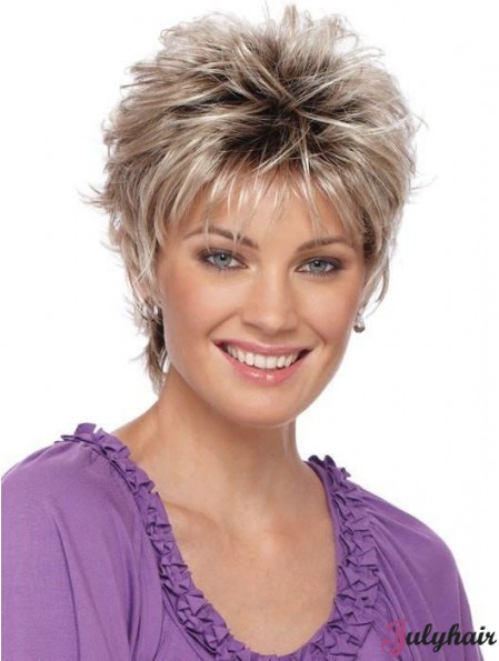 Natural Short Pixie Cut Wigs for Women Easy to Wear