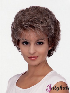 Cheap Beautiful Synthetic Hair Short Length Classic Cut Curly Style