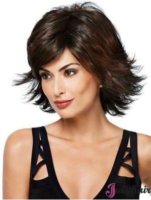 Auburn Chin Length Wavy Layered 10 inch Best Medium Wigs