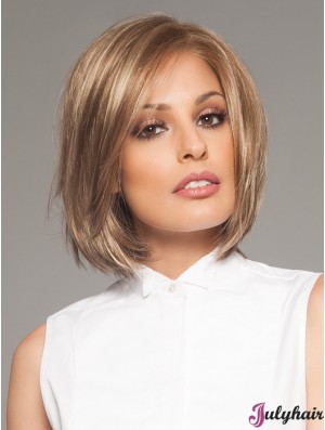 Chin Length Blonde Gorgeous 10 inch Straight Bob Wigs