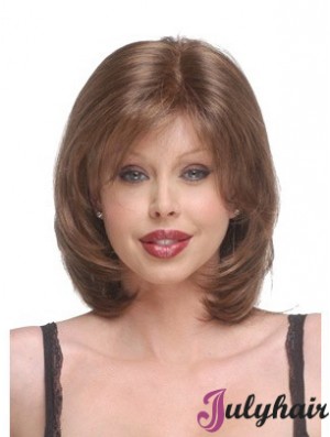 Capless Chin Length Straight Auburn Discount Bob Wigs