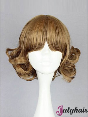 Capless Chin Length Wavy Blonde Amazing Bob Wigs