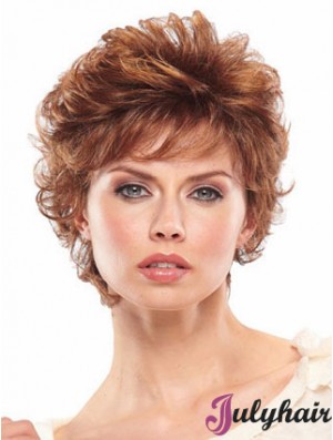 Short Wavy Capless Wigs For Women