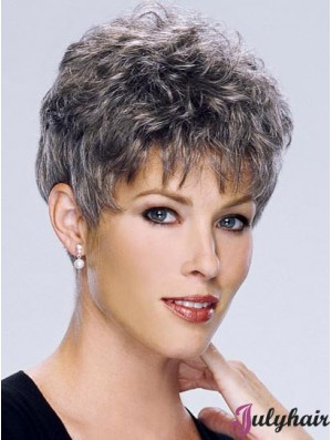 Best Gray Hair Short Wig for Sale