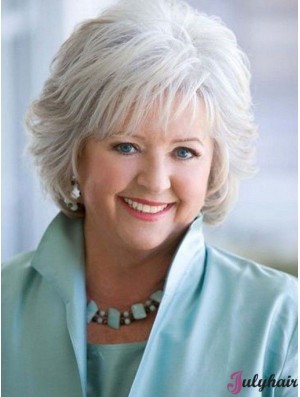 Stylish White Wigs for Women Over 50