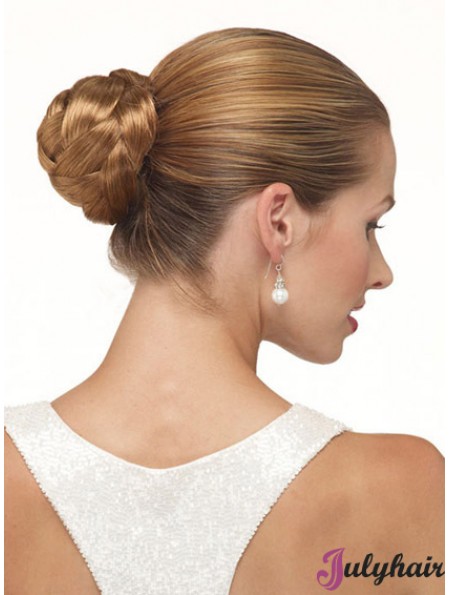 Brown Clip In Hair Buns